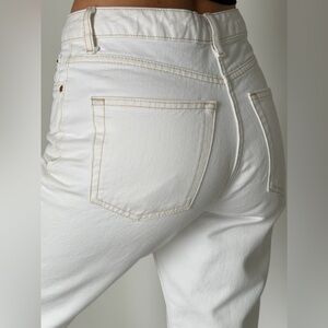 Topshop White Mom Jeans